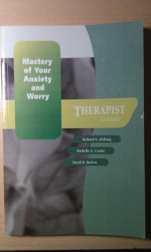 Book Mastery of Your Anxiety and Worry (MAW): Therapist Guide (Treatments That Work) free