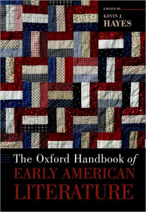 Book The Oxford Handbook of Early American Literature (Oxford Handbooks) free