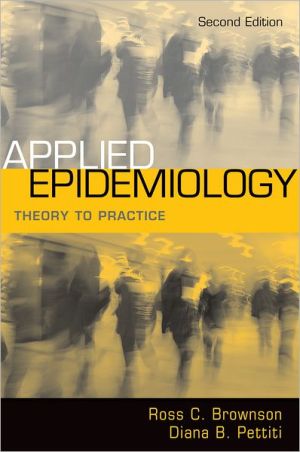 Book Applied Epidemiology: Theory to Practice free
