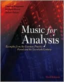 Book Music for Analysis: Examples from the Common Practice Period and the Twentieth Century Includes CD free