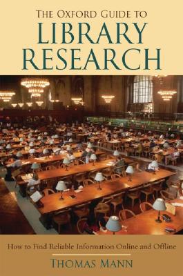 Book The Oxford Guide to Library Research free