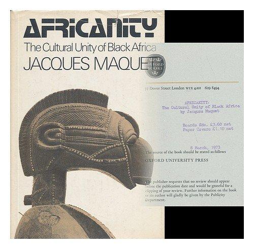 Book Africanity;: The cultural unity of Black Africa free