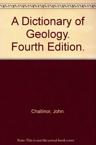 Book A Dictionary Of Geology. Fourth Edition. free