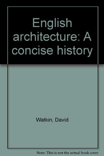 Book English architecture: A concise history free