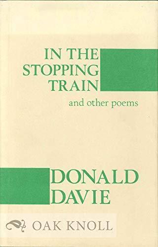 Book In the stopping train & other poems free
