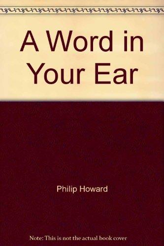 Book A Word in Your Ear free