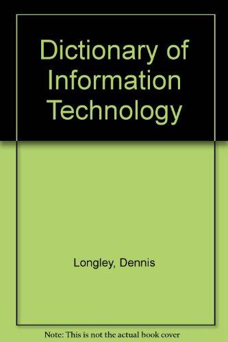 Book Dictionary of Information Technology free