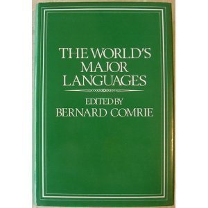 Book The World's Major Languages free