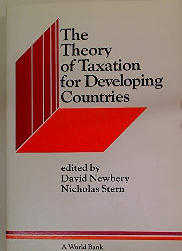 Book The Theory of Taxation for Developing Countries free