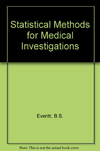 Book Statistical Methods for Medical Investigations free