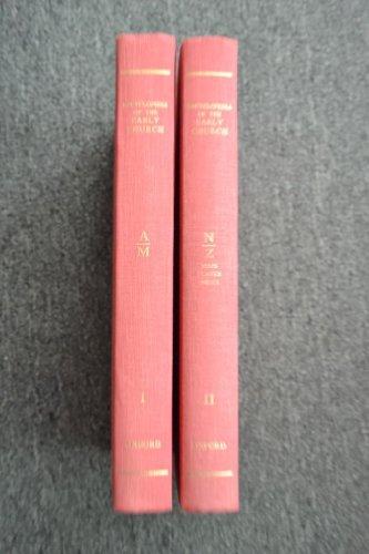 Book Encyclopedia of the Early Church: 2-volume set free
