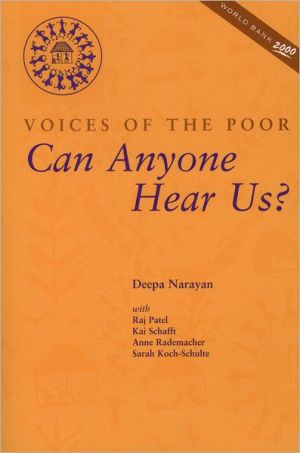 Book Can Anyone Hear Us?: Voices of the Poor (World Bank Publication) free