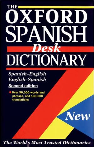 Book The Oxford Spanish Desk Dictionary: Spanish-English, English-Spanish free