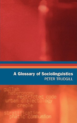 Book A Glossary of Sociolinguistics free