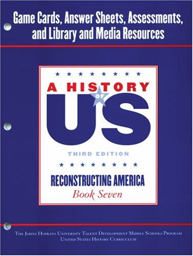 Book Johns Hopkins University Game Cards Answer Sheet Assessment Book 7 Hofus (a History Of Us) free
