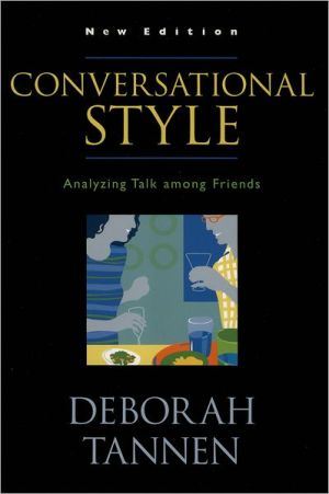 Book Conversational Style: Analyzing Talk among Friends free