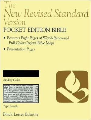 Book The New Revised Standard Version Pocket Edition Bible (anglicized Text) free