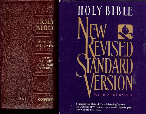 Book New Revised Standard Bible, Pocket Edition, No 9614A, Burgundy With Apocrypha free