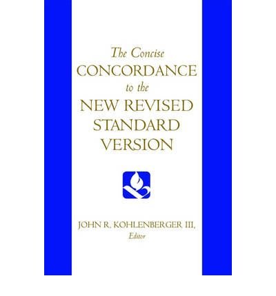 Book Concise Concordance To The New Revised Standard Version free