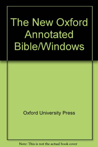 Book The New Oxford Annotated Bible, New Revised Standard Version With Apocrypha free