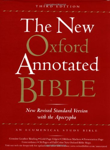 Book The New Oxford Annotated Bible With The Apocrypha, Third Edition, New Revised Standard Version free