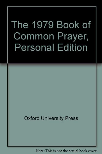 Book The 1979 Book of Common Prayer, Personal Edition free