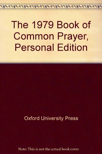 Book The 1979 Book of Common Prayer, Personal Edition free