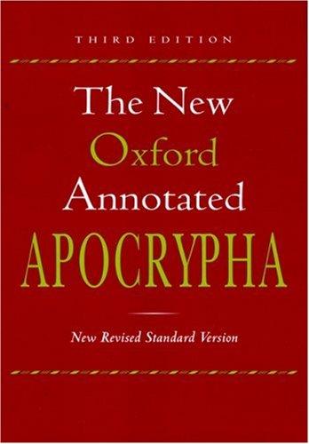 Book The New Oxford Annotated Apocrypha, New Revised Standard Version, Third Edition (Hardcover 9710) free