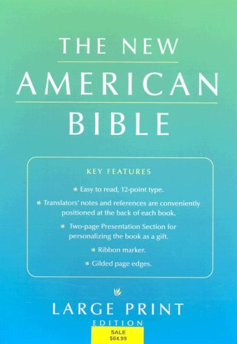 Book The New American Bible, Large-print Edition free