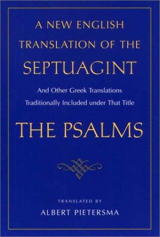 Book A New English Translation Of The Septuagint: Psalms free