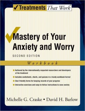 Book Mastery of Your Anxiety and Worry: Workbook (Treatments That Work) free