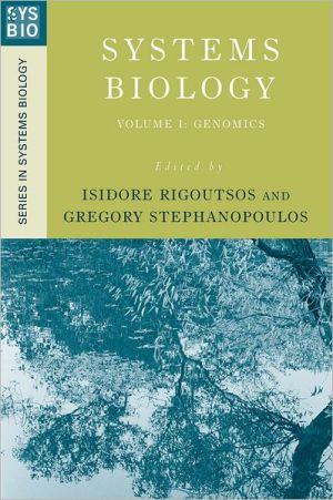 Book Systems Biology: Volume I: Genomics (Series in Systems Biology) free
