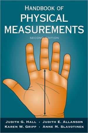 Book Handbook of Physical Measurements free