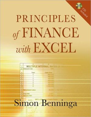 Book Principles of Finance with Excel: Includes CD free