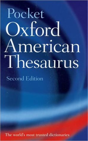 Book Pocket Oxford American Thesaurus, 2e free