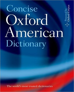 Book Concise Oxford American Dictionary free