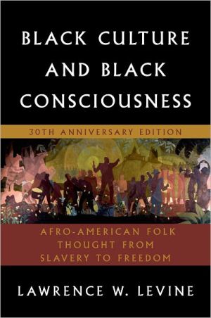 Book Black Culture and Black Consciousness: Afro-American Folk Thought from Slavery to Freedom free