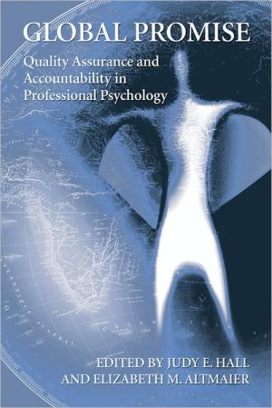 Book Global Promise: Quality Assurance and Accountability in Professional Psychology free