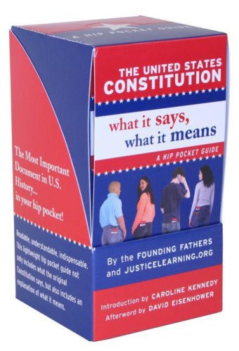 Book The United States Constitution: What It Says, What It Means free