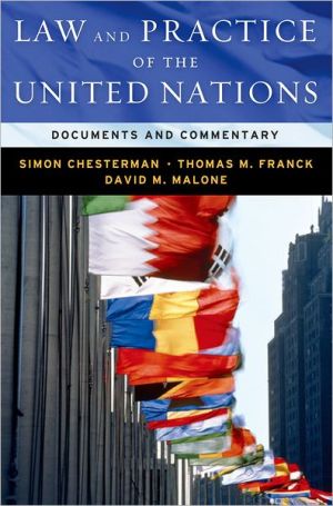 Book Law and Practice of the United Nations: Documents and Commentary free