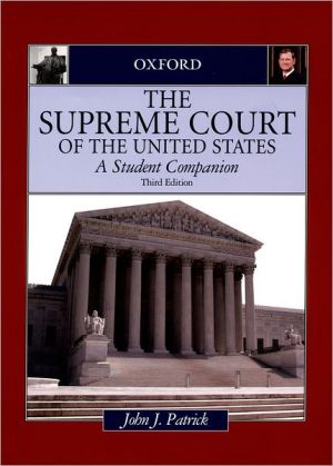 Book The Supreme Court of the United States: A Student Companion (Oxford Student Companions to American Government) free