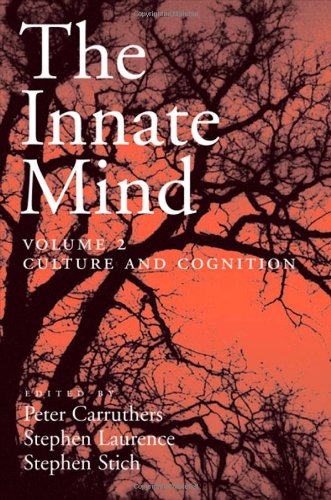 Book The Innate Mind: Volume 2: Culture and Cognition (Evolution and Cognition Series) free