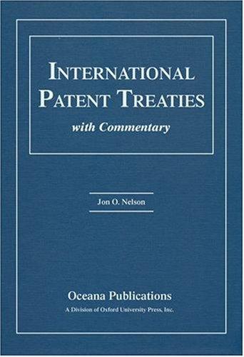Book International Patent Treaties With Commentary free