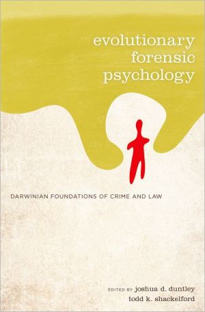 Book Evolutionary Forensic Psychology free