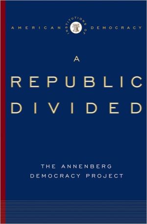 Book Institutions of American Democracy: A Republic Divided free