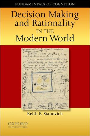 Book Decision Making and Rationality in the Modern World (Fundamentals in Cognition) free
