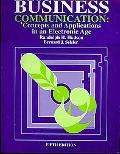 Book Business Communication: Concepts and Applications in an Electronic Age free