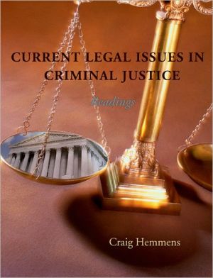 Book Current Legal Issues in Criminal Justice: Readings free