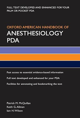 Book Oxford American Handbook Of Anesthesiology Pda (oxford American Handbooks Of Medicine) free
