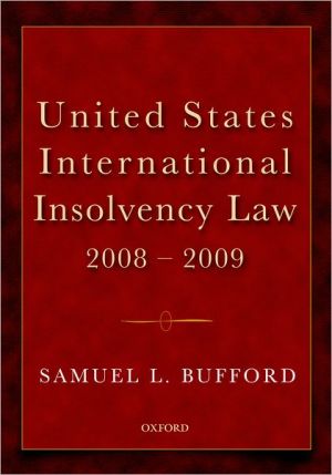 Book United States International Insolvency Law 2008-2009 free